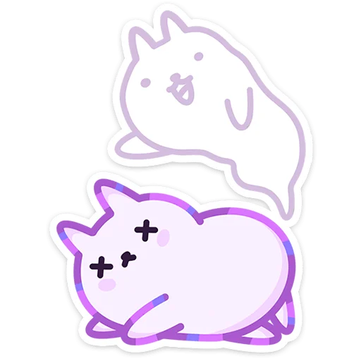 🐱 Стикер «Кот Буба» для Telegram