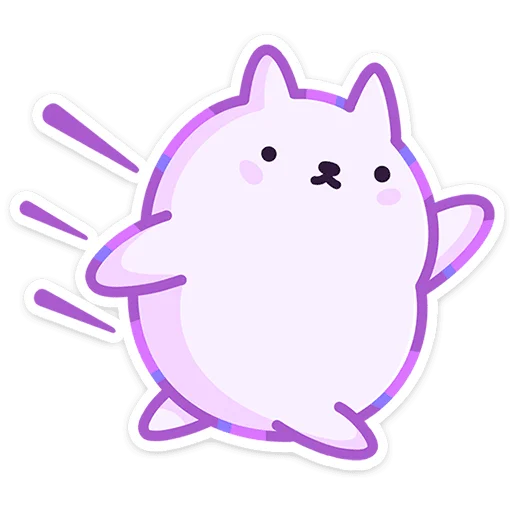 🐱 Стикер «Кот Буба» для Telegram