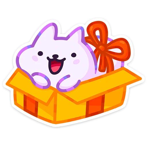 🐱 Стикер «Кот Буба» для Telegram