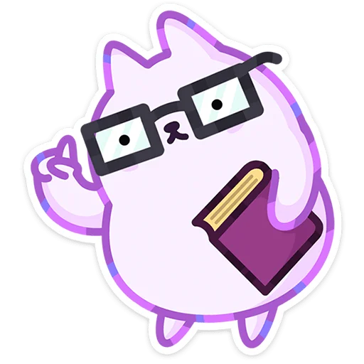 🐱 Стикер «Кот Буба» для Telegram