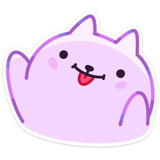 🐱 Стикер «Кот Буба» для Telegram