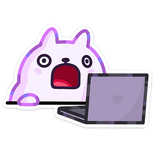 🐱 Стикер «Кот Буба» для Telegram