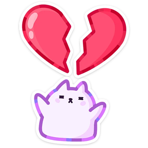 🐱 Стикер «Кот Буба» для Telegram
