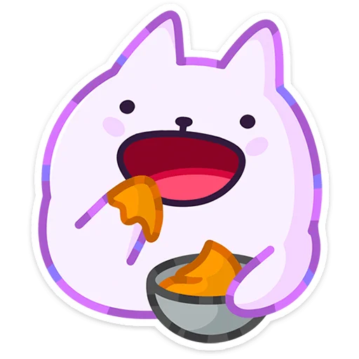 🐱 Стикер «Кот Буба» для Telegram