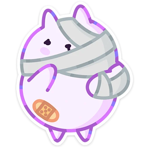 🐱 Стикер «Кот Буба» для Telegram