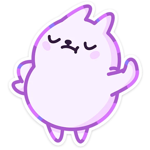 🐱 Стикер «Кот Буба» для Telegram