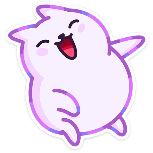 🐱 Стикер «Кот Буба» для Telegram