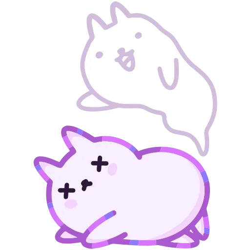 ⚰️ Эмодзи «Кот Буба» для Telegram