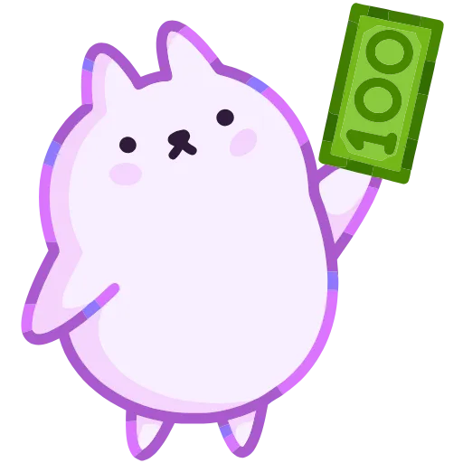 💵 Эмодзи «Кот Буба» для Telegram