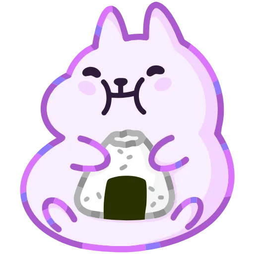 🍙 Эмодзи «Кот Буба» для Telegram