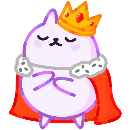 👑 Эмодзи «Кот Буба» для Telegram