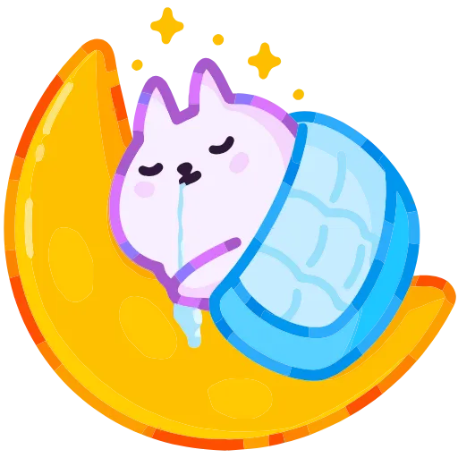 😴 Эмодзи «Кот Буба» для Telegram