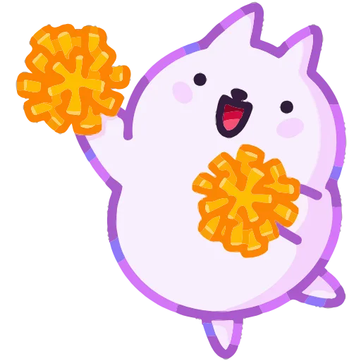 🥳 Эмодзи «Кот Буба» для Telegram
