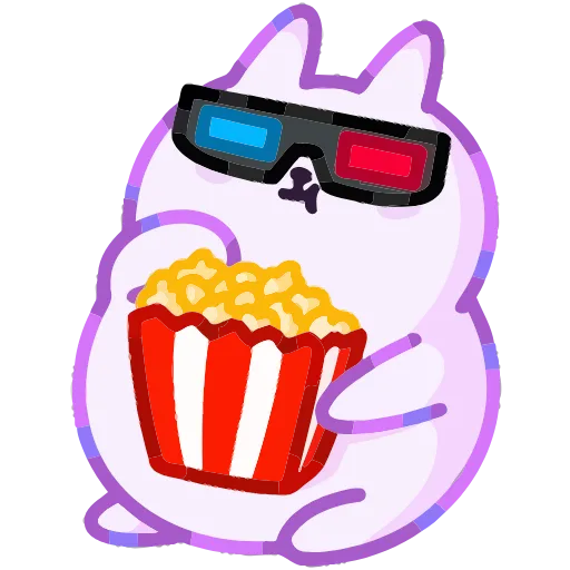 🍿 Эмодзи «Кот Буба» для Telegram