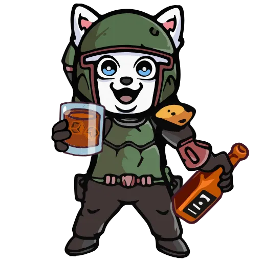 🥂 Стикер «Stickers» для Telegram