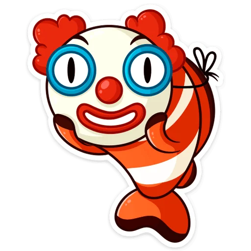 🤡 Стикер «Бобби Баббл без надписей» для Telegram
