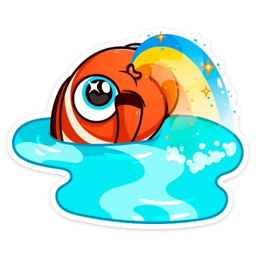 🌈 Стикер «Бобби Баббл без надписей» для Telegram