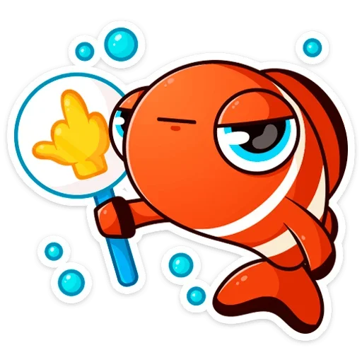 🖕 Стикер «Бобби Баббл» для Telegram