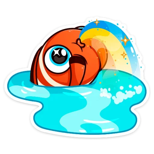 🌈 Стикер «Бобби Баббл» для Telegram