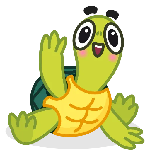 👋 Стикер «Bob Turtle» для Telegram