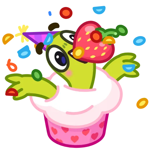 🥳 Стикер «Bob Turtle» для Telegram