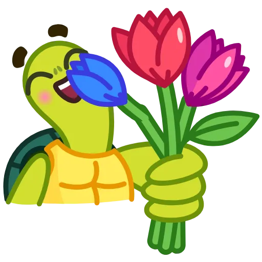 💐 Стикер «Bob Turtle» для Telegram
