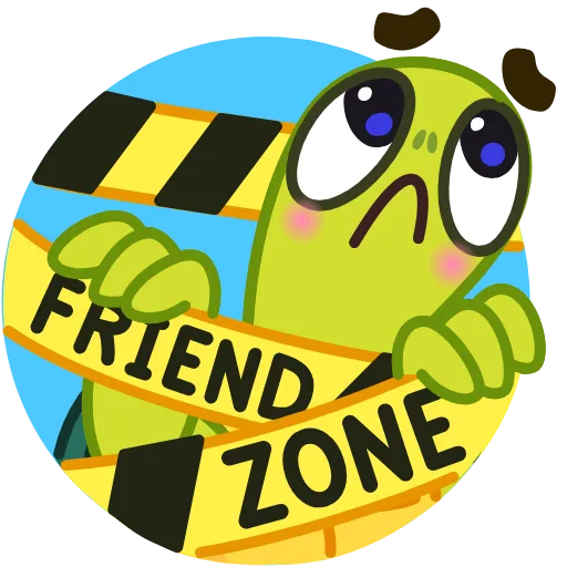 ☹️ Стикер «Bob Turtle» для Telegram