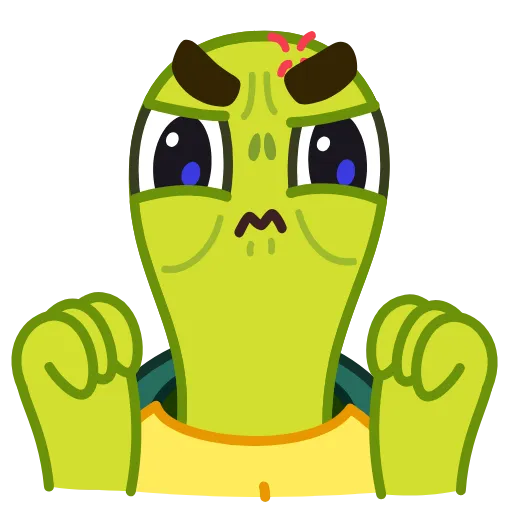 😡 Стикер «Bob Turtle» для Telegram