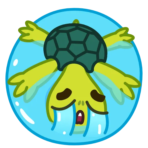 😭 Стикер «Bob Turtle» для Telegram