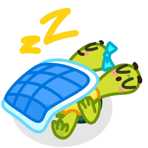 😴 Стикер «Bob Turtle» для Telegram