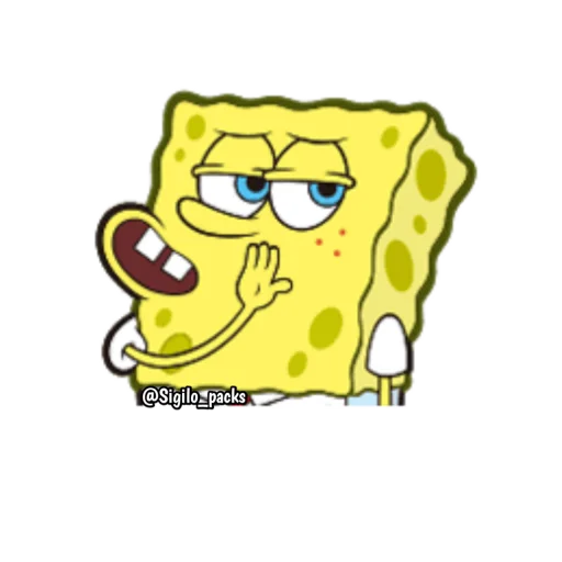 😏 Стикер «Bob Esponja» для Telegram