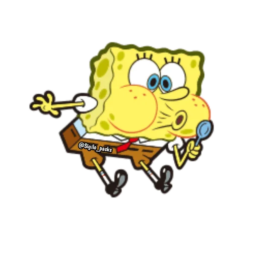 😗 Стикер «Bob Esponja» для Telegram