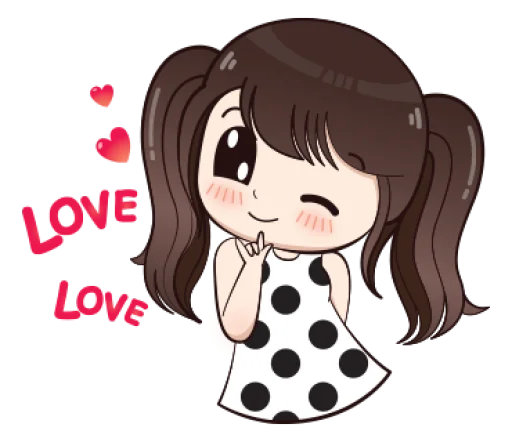 Стикерпак Boobib love love для Telegram