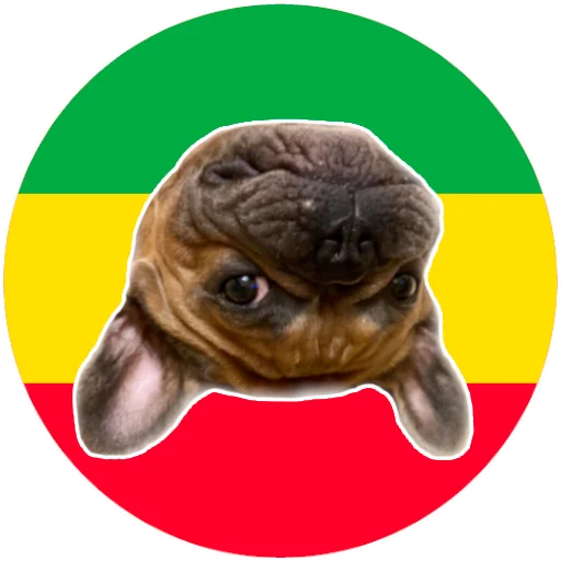 Стикерпак Bob Marley??The Frenchies для Telegram