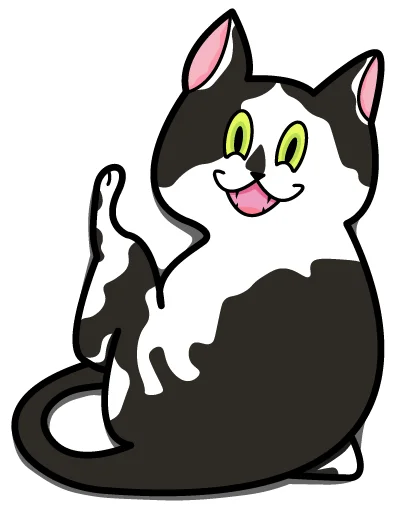 😁 Стикер «Bo-Bo Cat» для Telegram