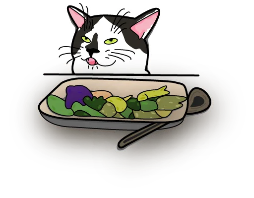 🤢 Стикер «Bo-Bo Cat» для Telegram