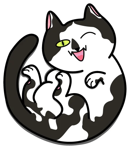 😜 Стикер «Bo-Bo Cat» для Telegram