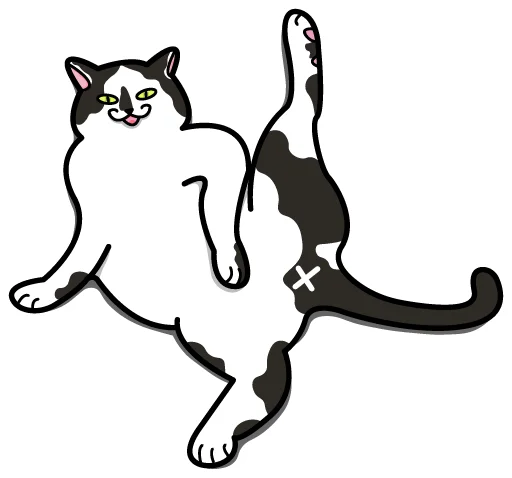 ☝️ Стикер «Bo-Bo Cat» для Telegram