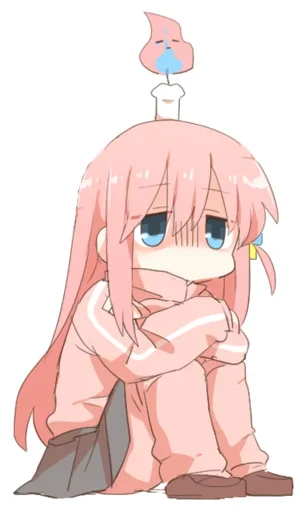😍 Стикер «Bocchi chan» для Telegram