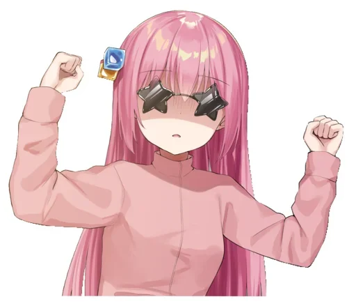 😍 Стикер «Bocchi chan» для Telegram