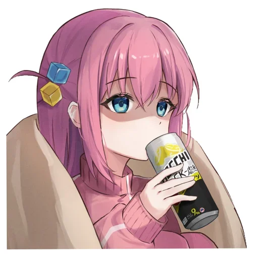 😍 Стикер «Bocchi chan» для Telegram
