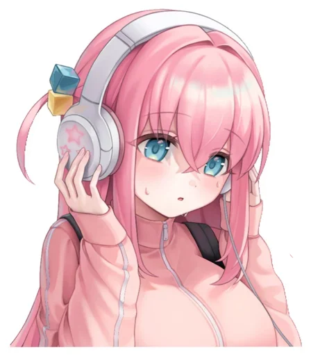 😍 Стикер «Bocchi chan» для Telegram