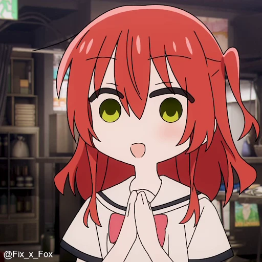 🙏 Стикер «Bocchi the Rock! Part 1» для Telegram