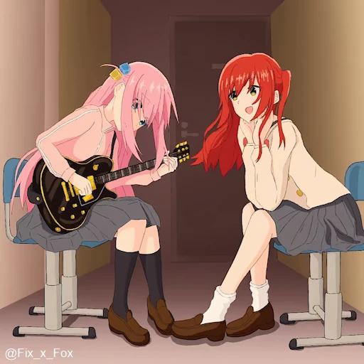 🥰 Стикер «Bocchi the Rock! Part 3» для Telegram
