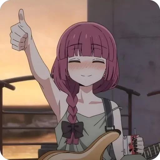👍 Стикер «Bocchi The Rock» для Telegram