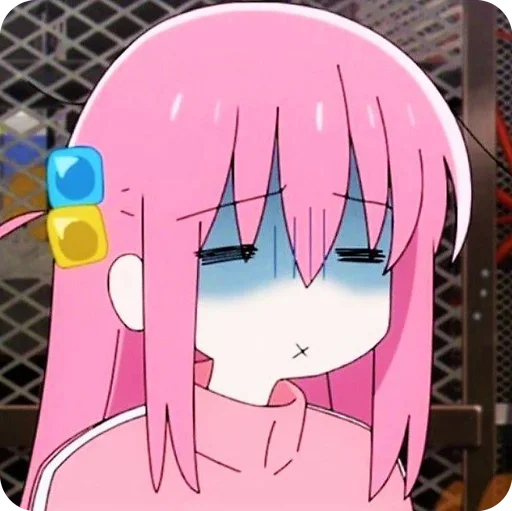 😞 Стикер «Bocchi The Rock» для Telegram