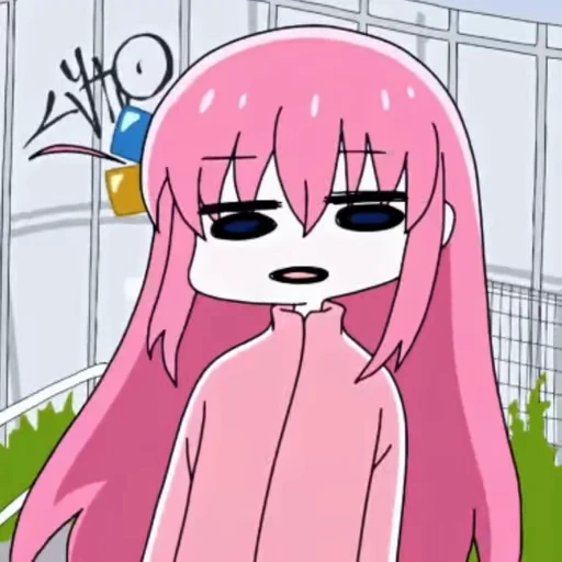 😑 Стикер «Bocchi the Rock!» для Telegram