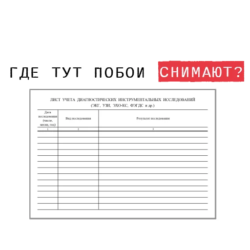 🤕 Стикер «Доказательство по телу» для Telegram