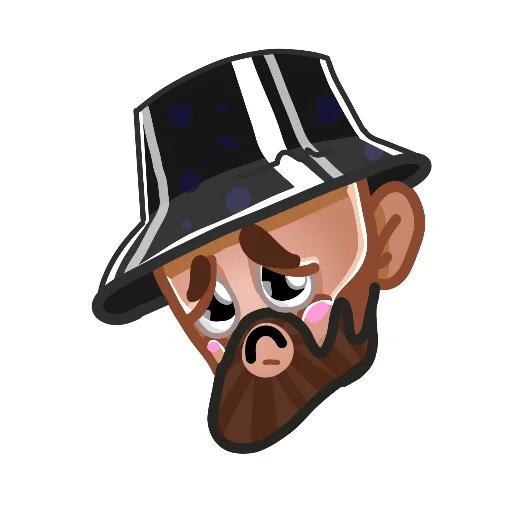 😔 Стикер «Богдан Титомир» для Telegram