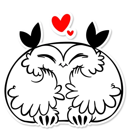 Стикерпак Boggart Owl для Telegram